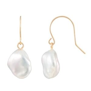 14K Gold 8-9mm Keshi Pearl Drop Earrings
SPLENDID PEARLS